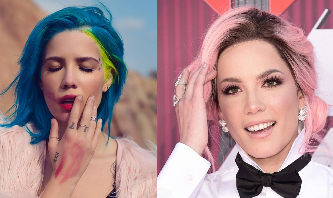 cabelos coloridos halsey