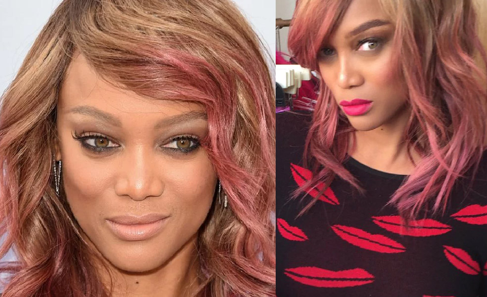 cabelos coloridos tyra banks