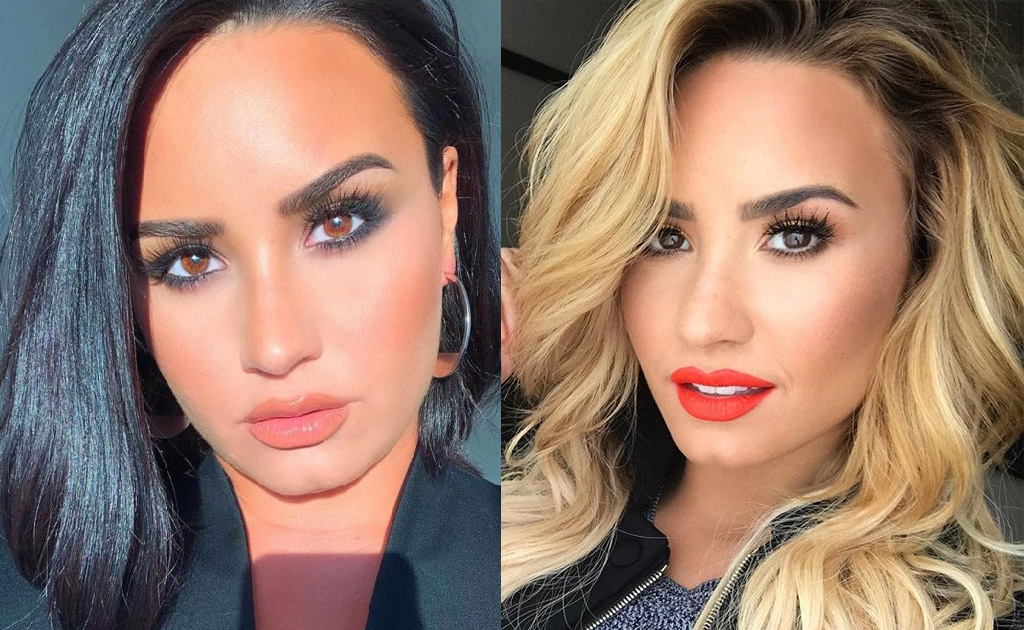 loira ou morena demi lovato