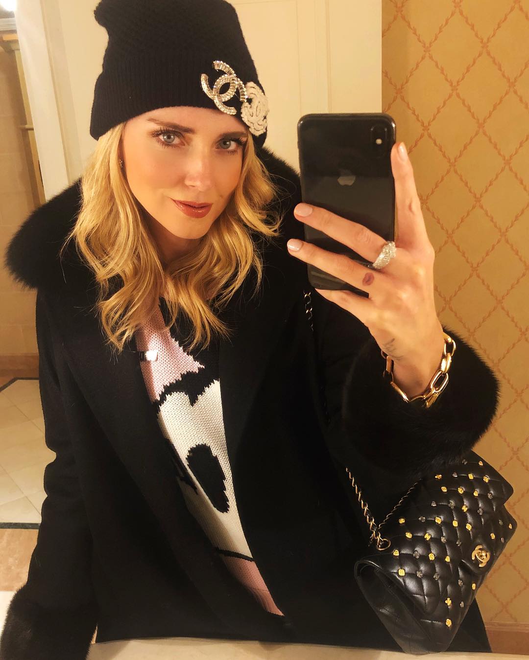 toucas e gorros chiara ferragni