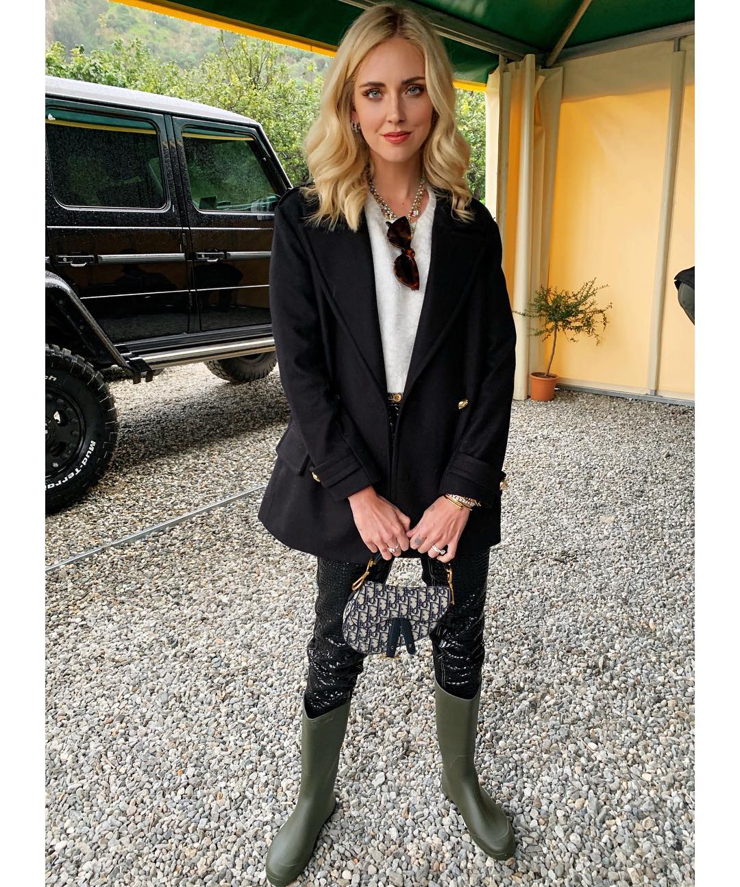 Looks de Chiara Ferragni basico