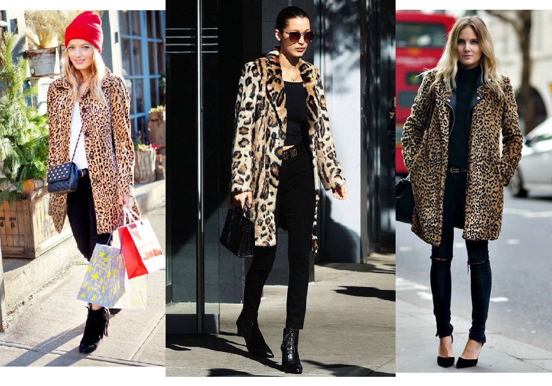 animal print no inverno casaco