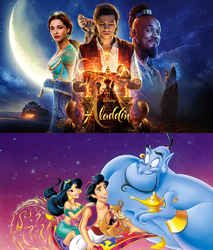 filmes live action da disney aladdin