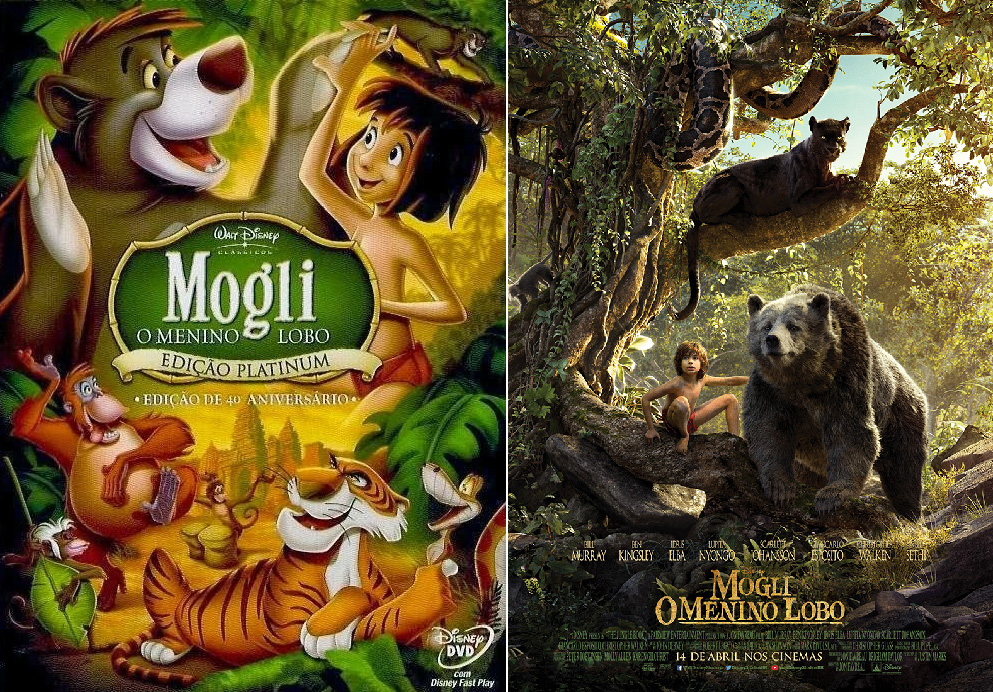 filmes live action da disney mogli