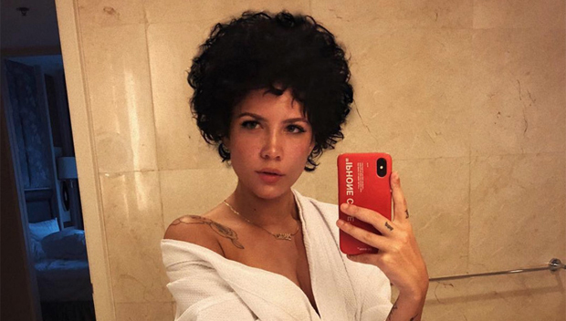 halsey cabelo natural