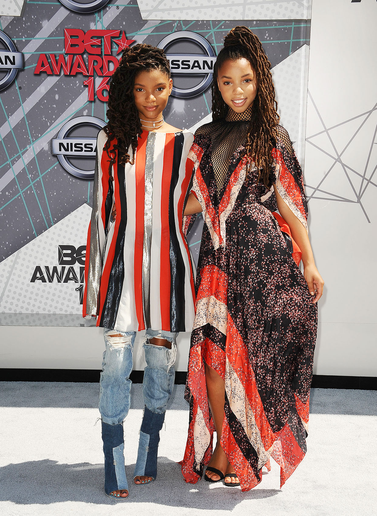 Chloe x Halle red carpet bet awards 2016