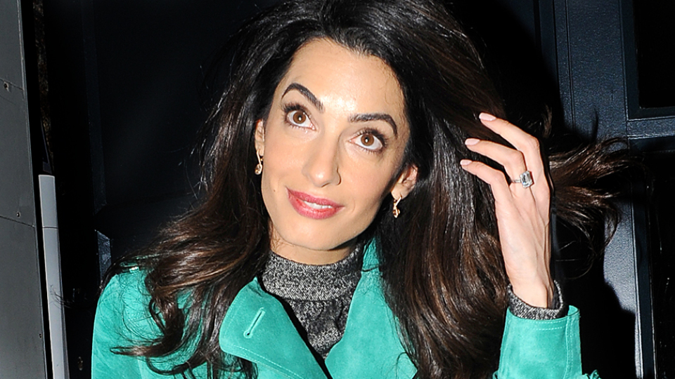 Amal Clooney engagement ring