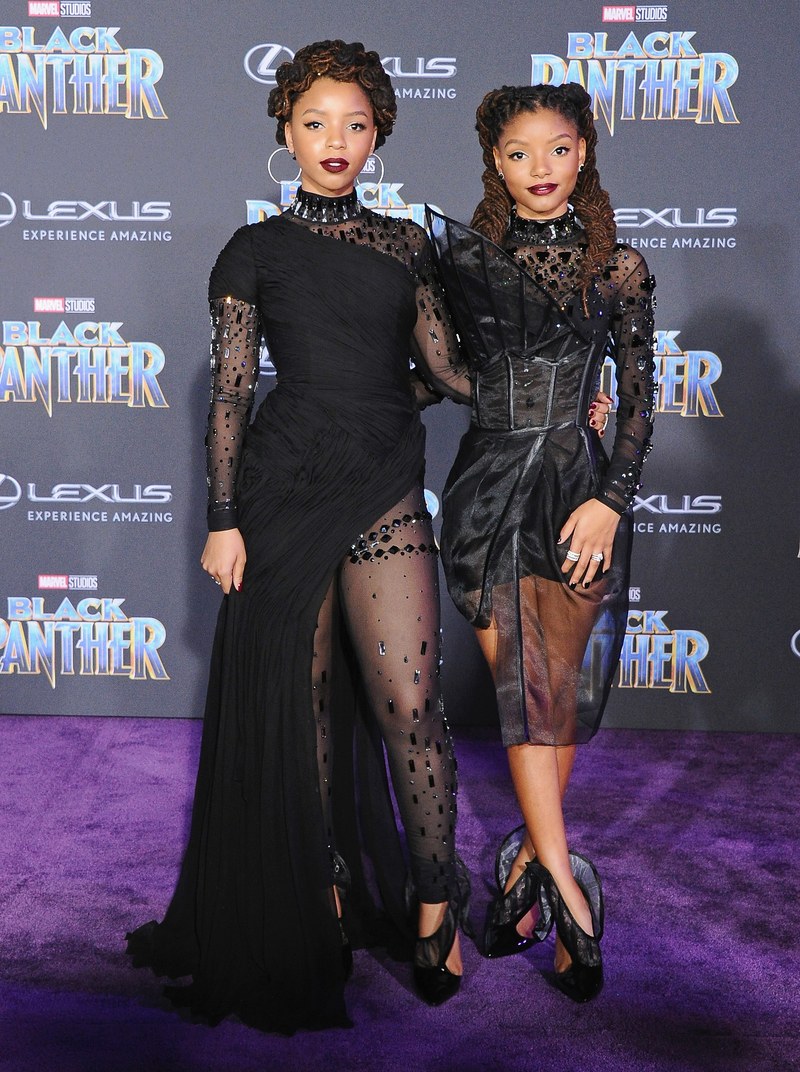 chloe bailey and halle pantera negra