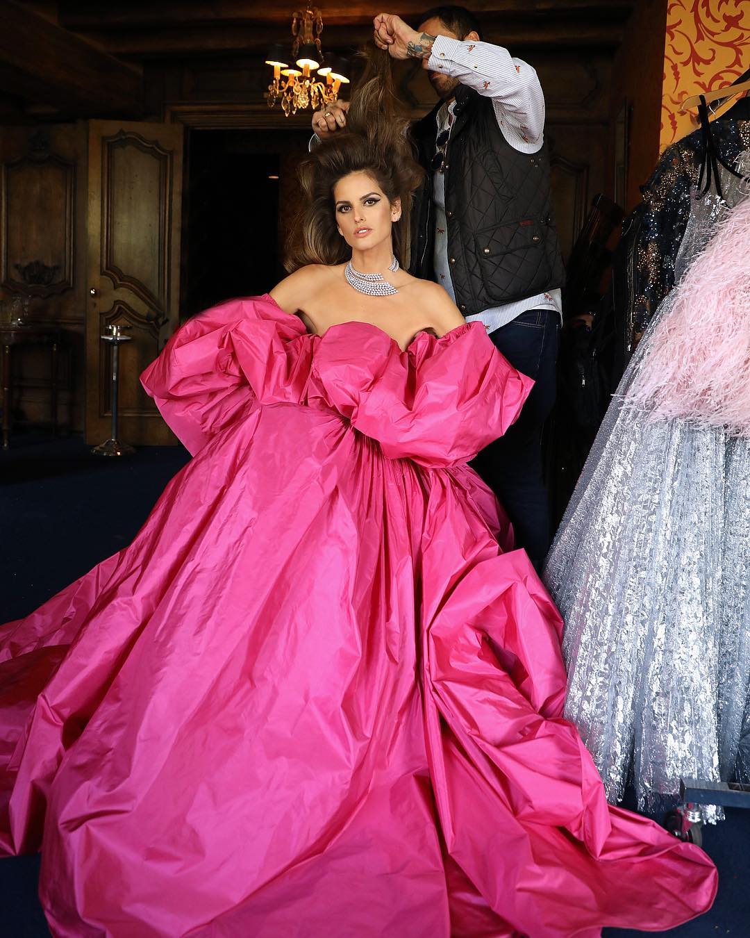 izabel goulart pink valentino