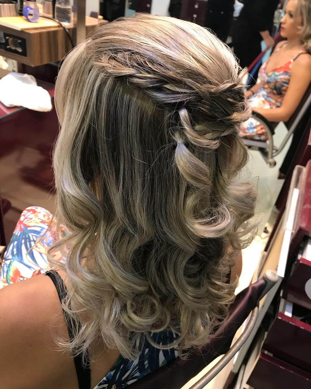 penteado para festa cabelo solto