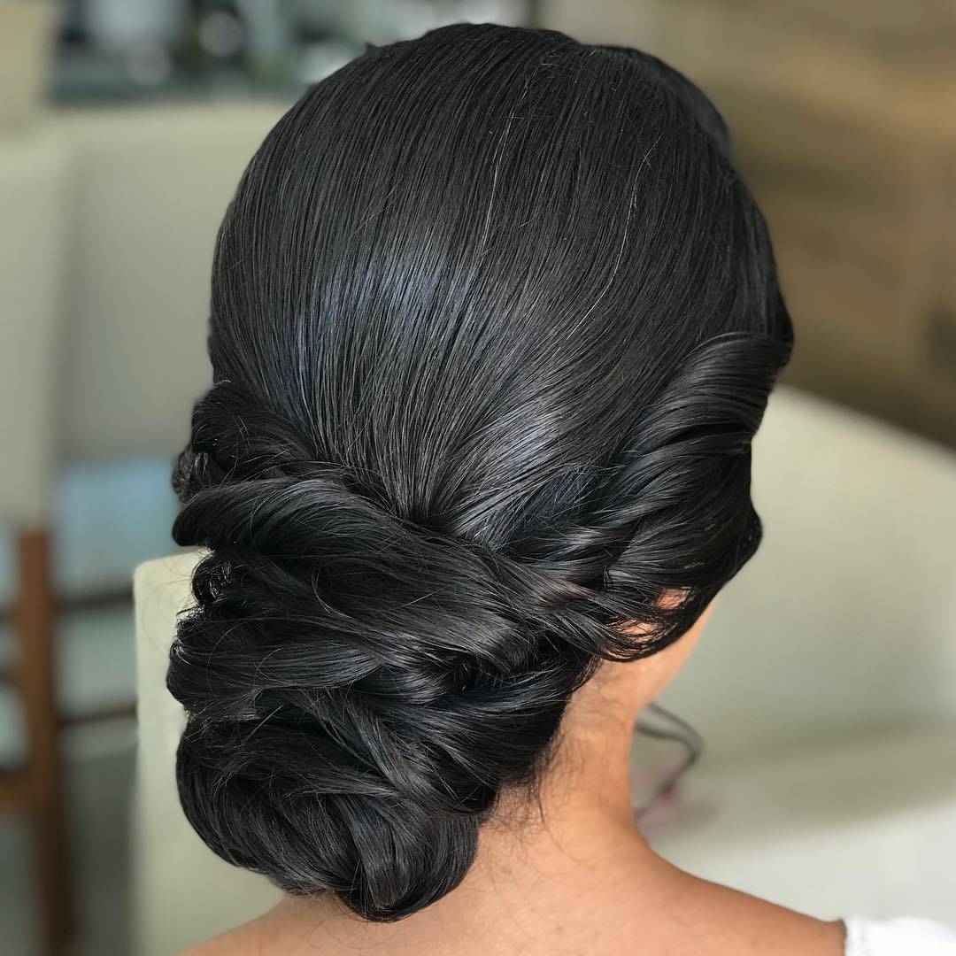 penteado para festa coque