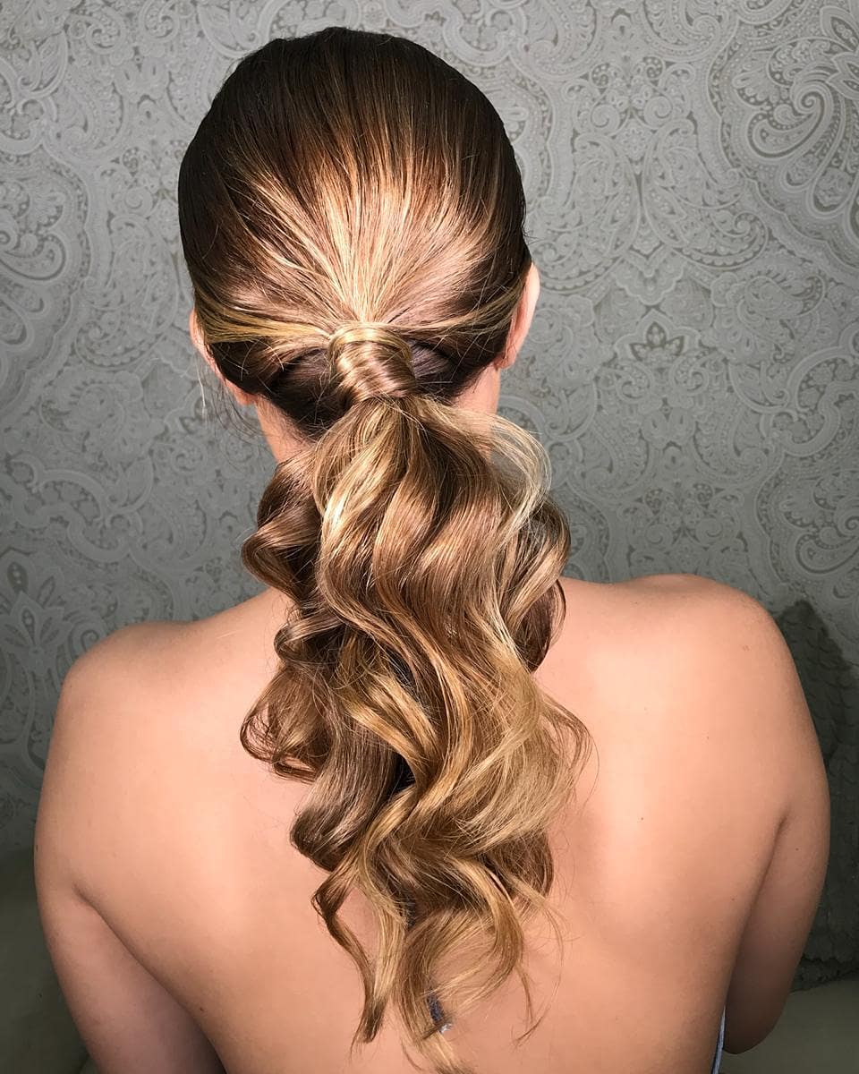 penteado para festa rabo de cavalo