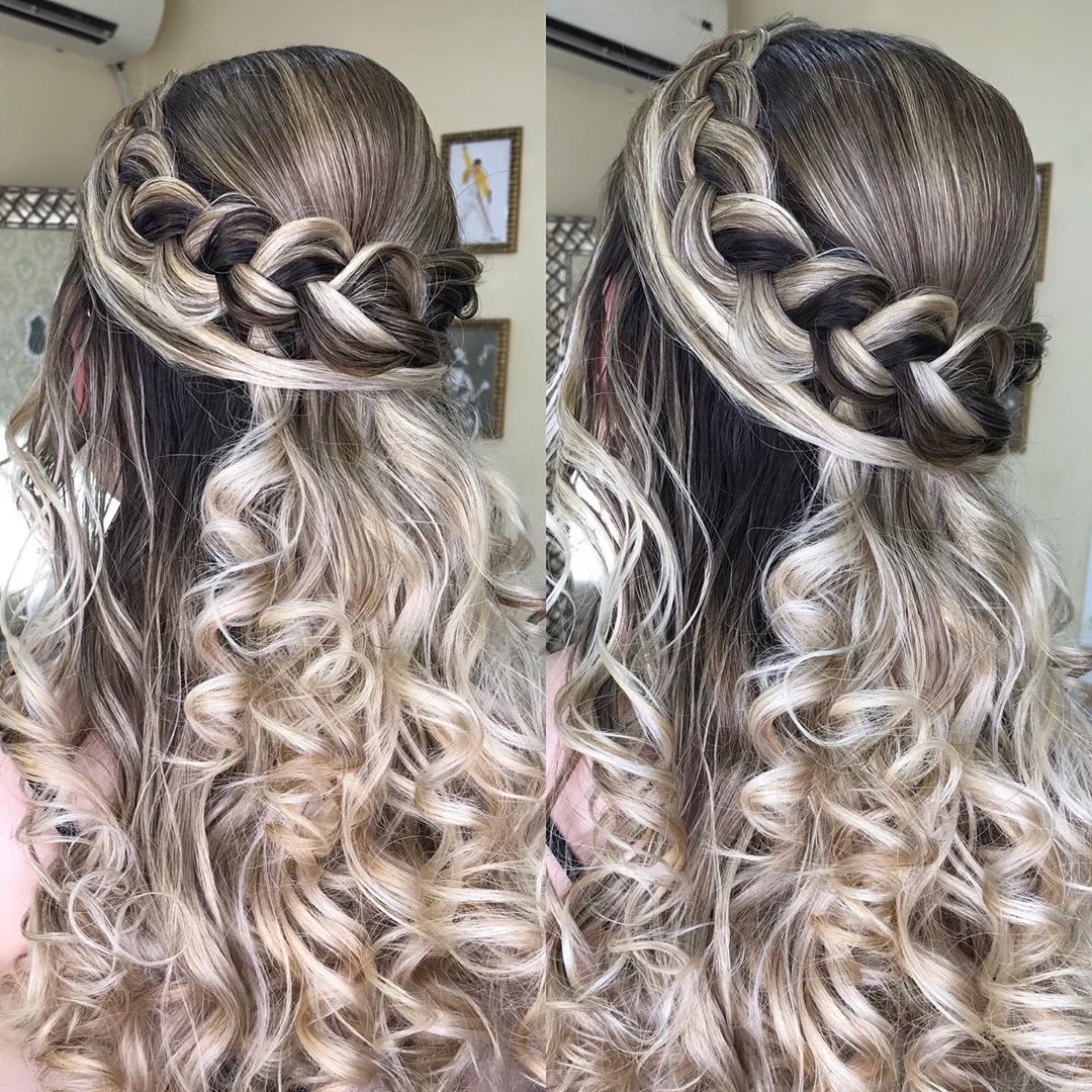 penteados para festa cabelo cacheado