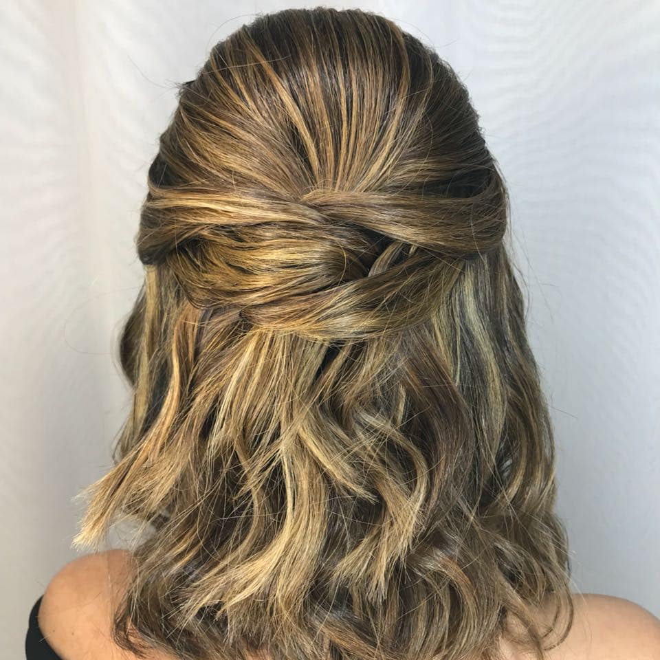 penteados para formandas cabelo medio 1