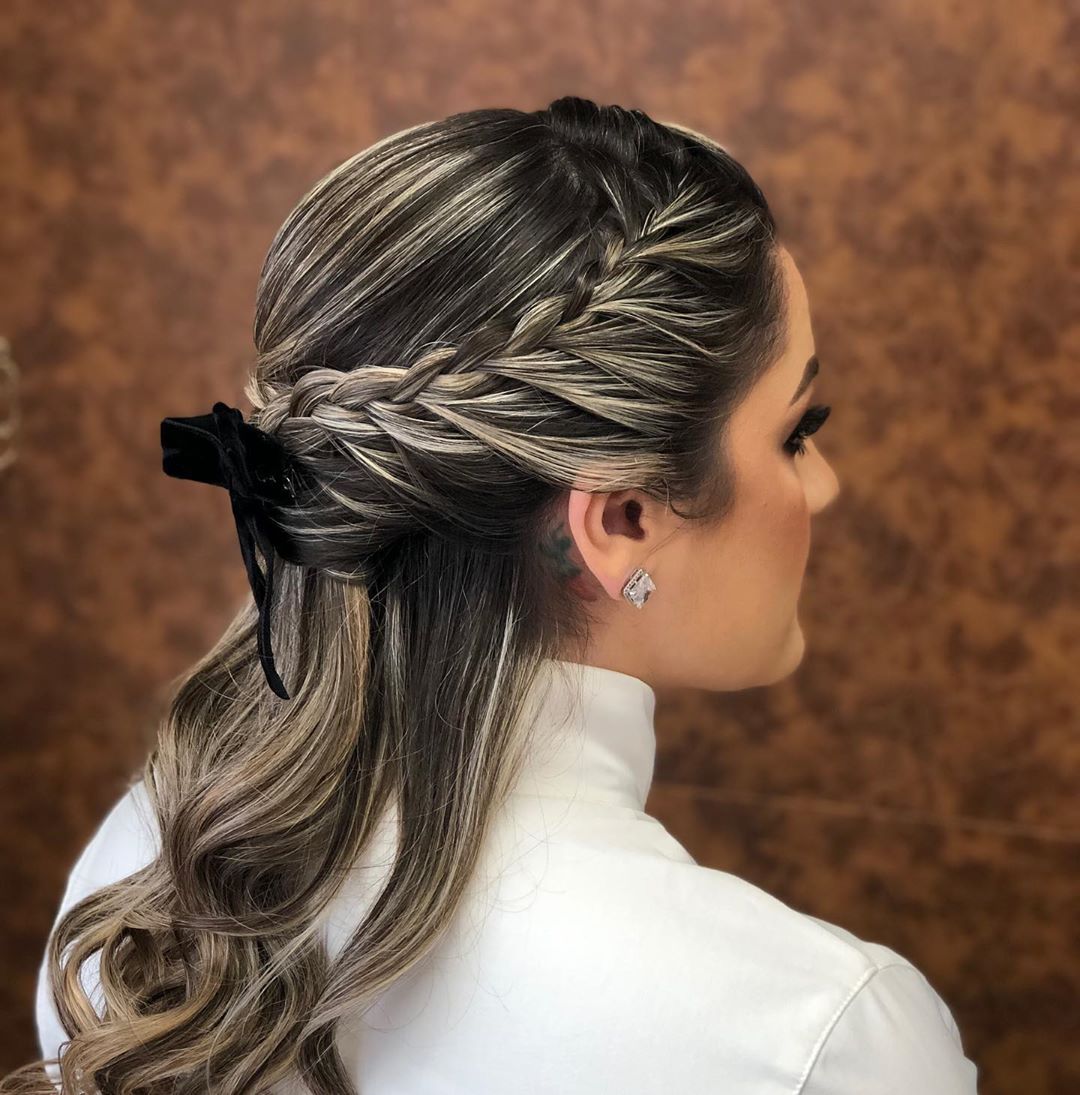 penteados para formandas cabelo medio 4