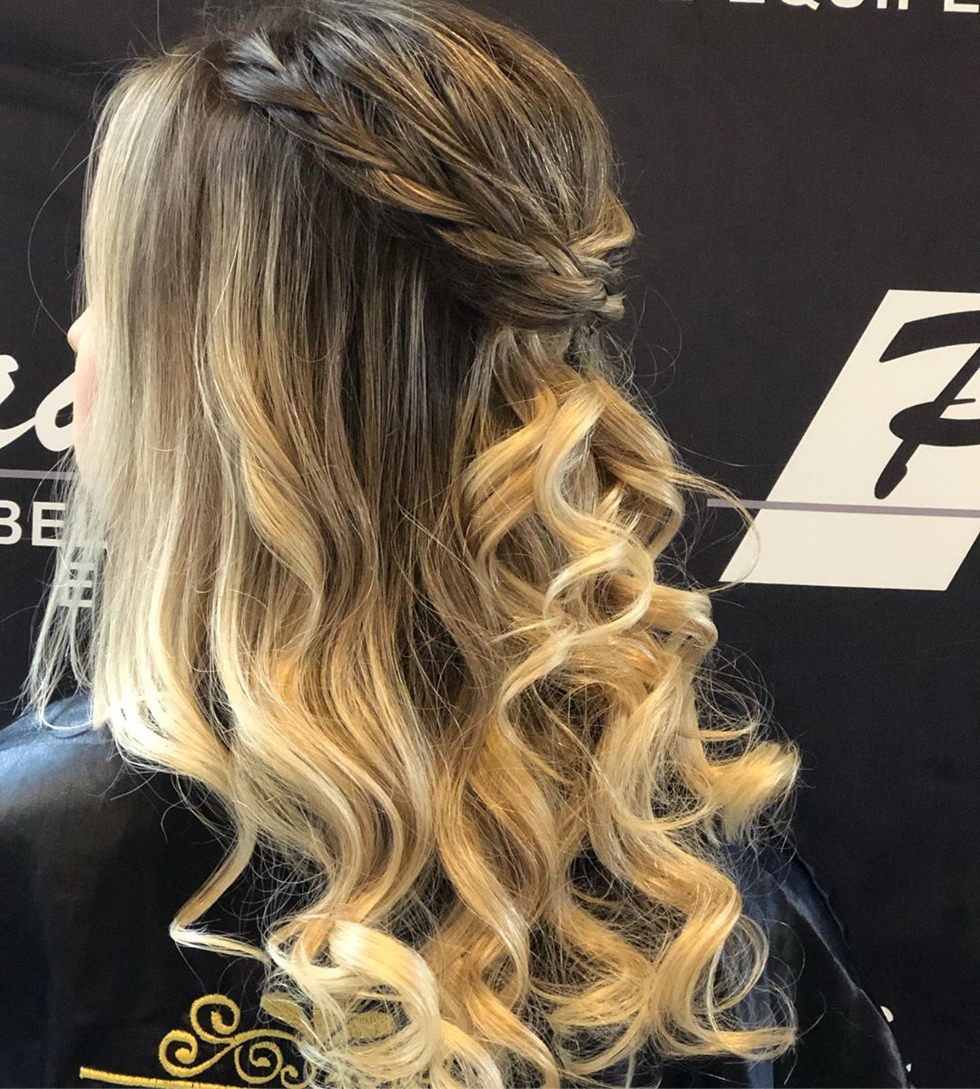 penteados para formandas cabelo medio