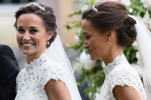 Pippa Middleton brinco de noiva