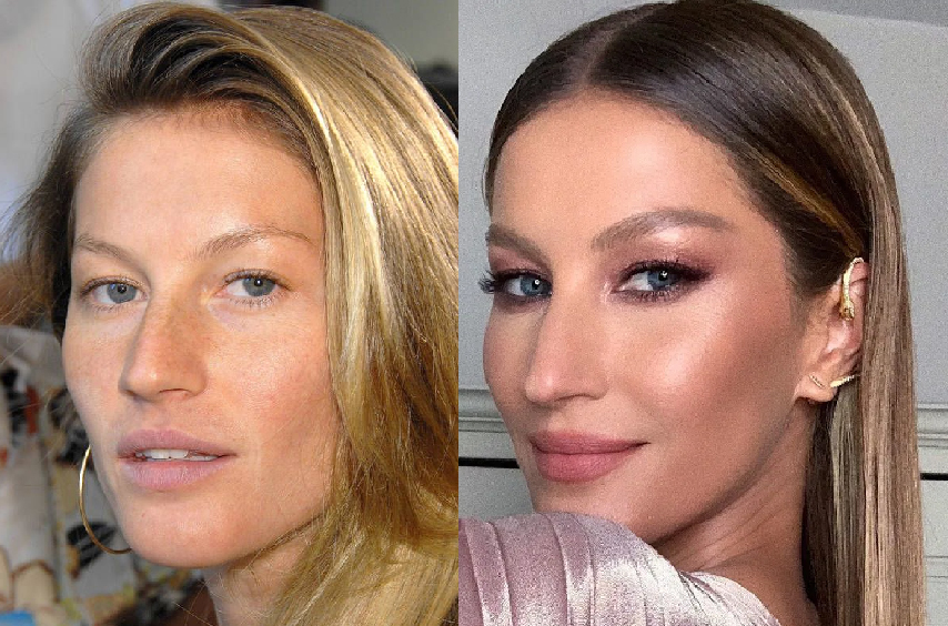 gisele bundchen sem maquiagem