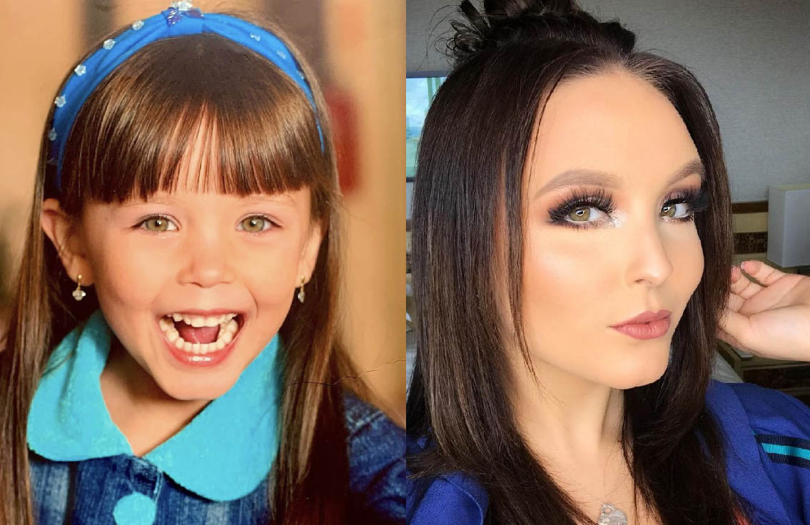 larissa manoela antes depois