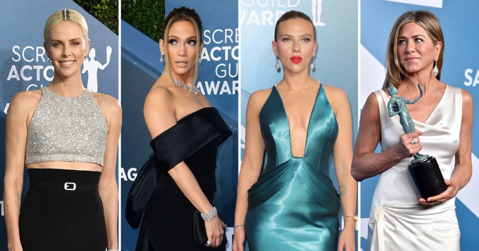 Lindas e Talentosa no Tapete Vermelho do SAG Awards 