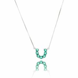 Colar Medalhinha Nossa Senhora Com Pingentes Coloridos Esmaltados Rodio