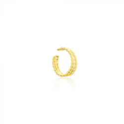 Piercing Delicado Entrelaçado Prata 925 Dourado