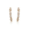 ear cuff da moda com zirconias cristais e banho de ouro joias finas em prata 925 waufen