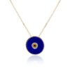colar de olho grego azul joias de proteção da moda em prata 925 waufen