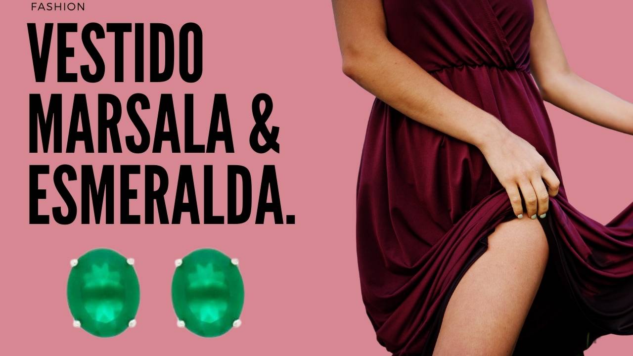 vestido marsala